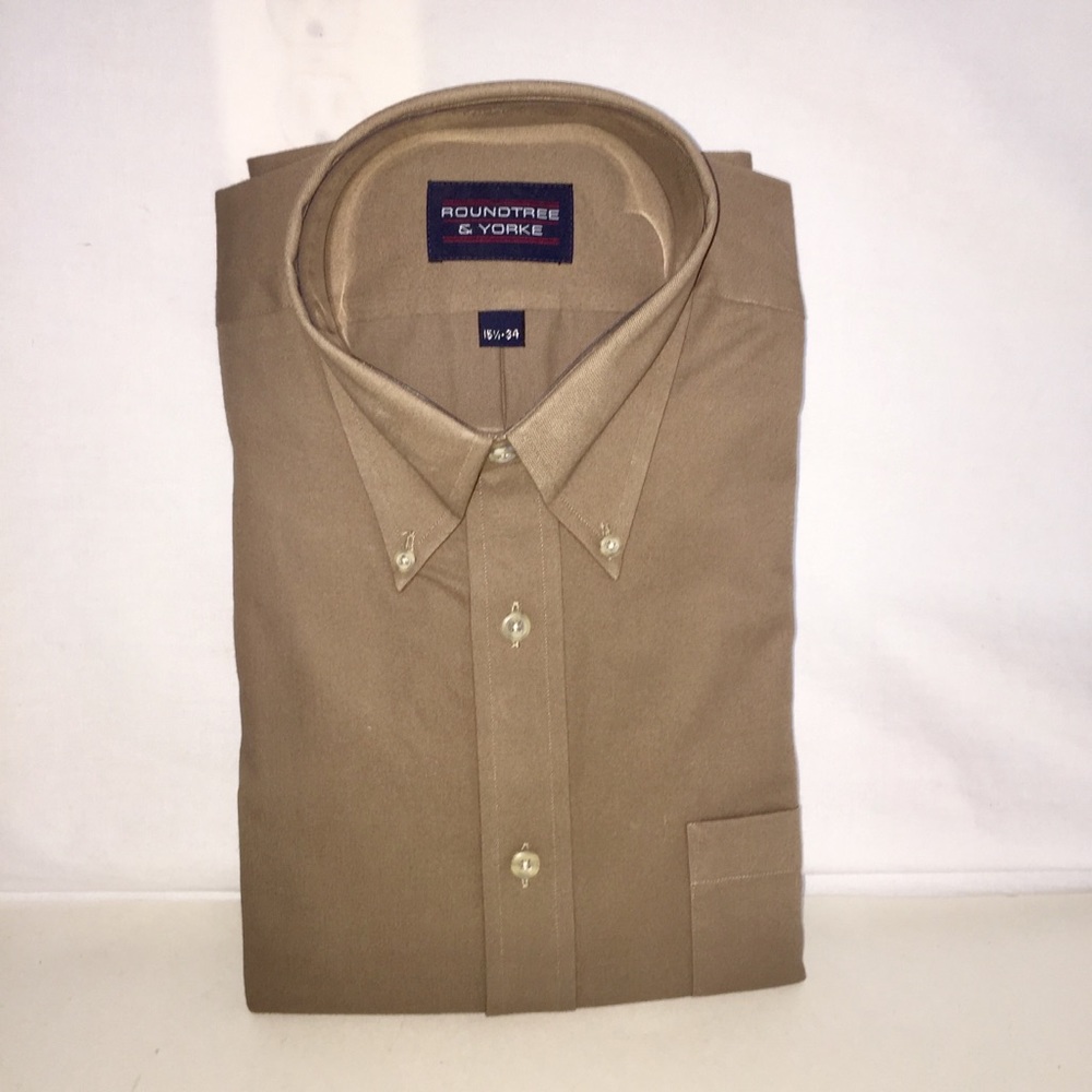 Roundtree & Yorke men’s dress shirt. 15.5-34